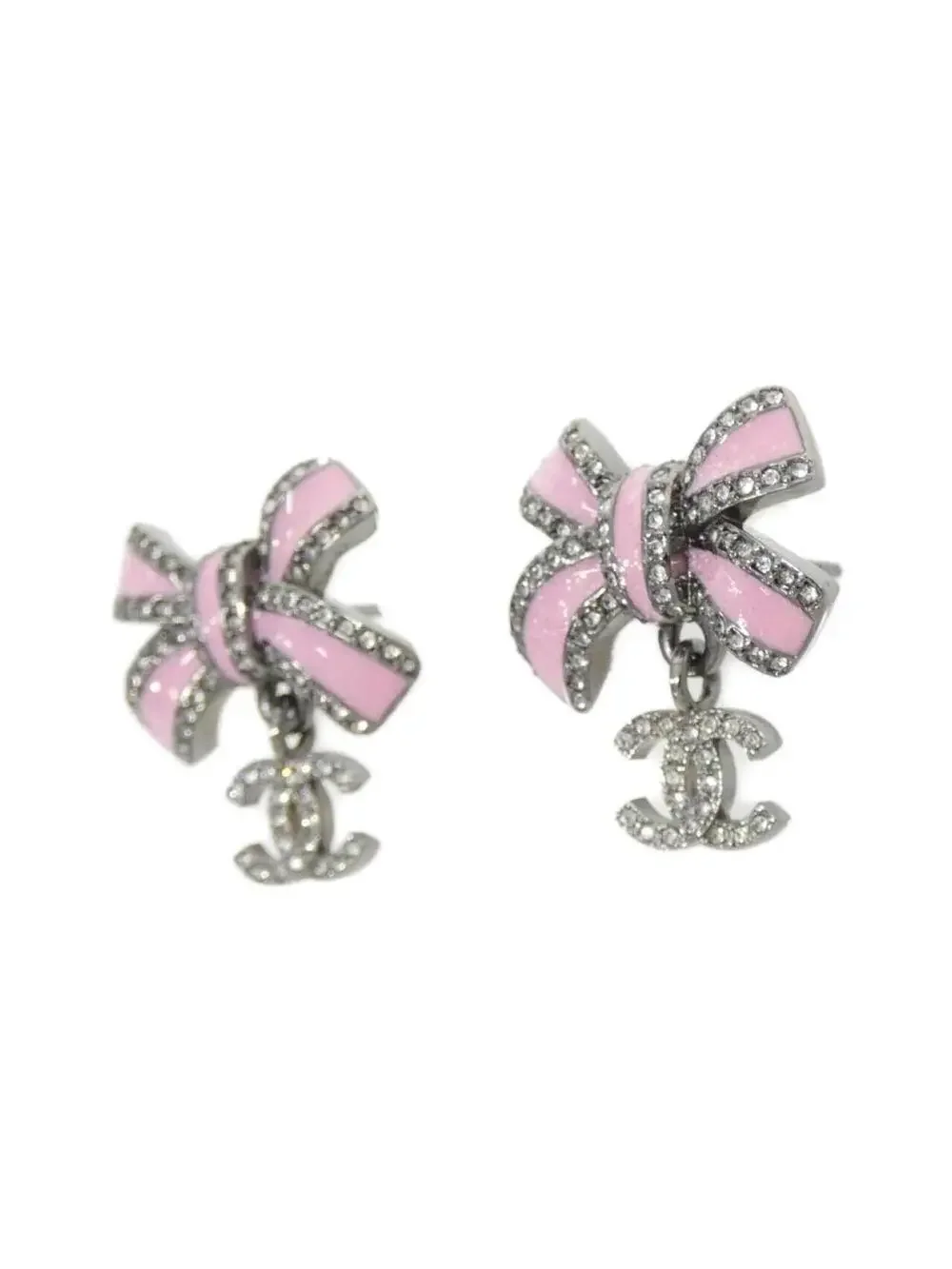 Chanel Earrings Silver-Tone Metal #287971C15B
